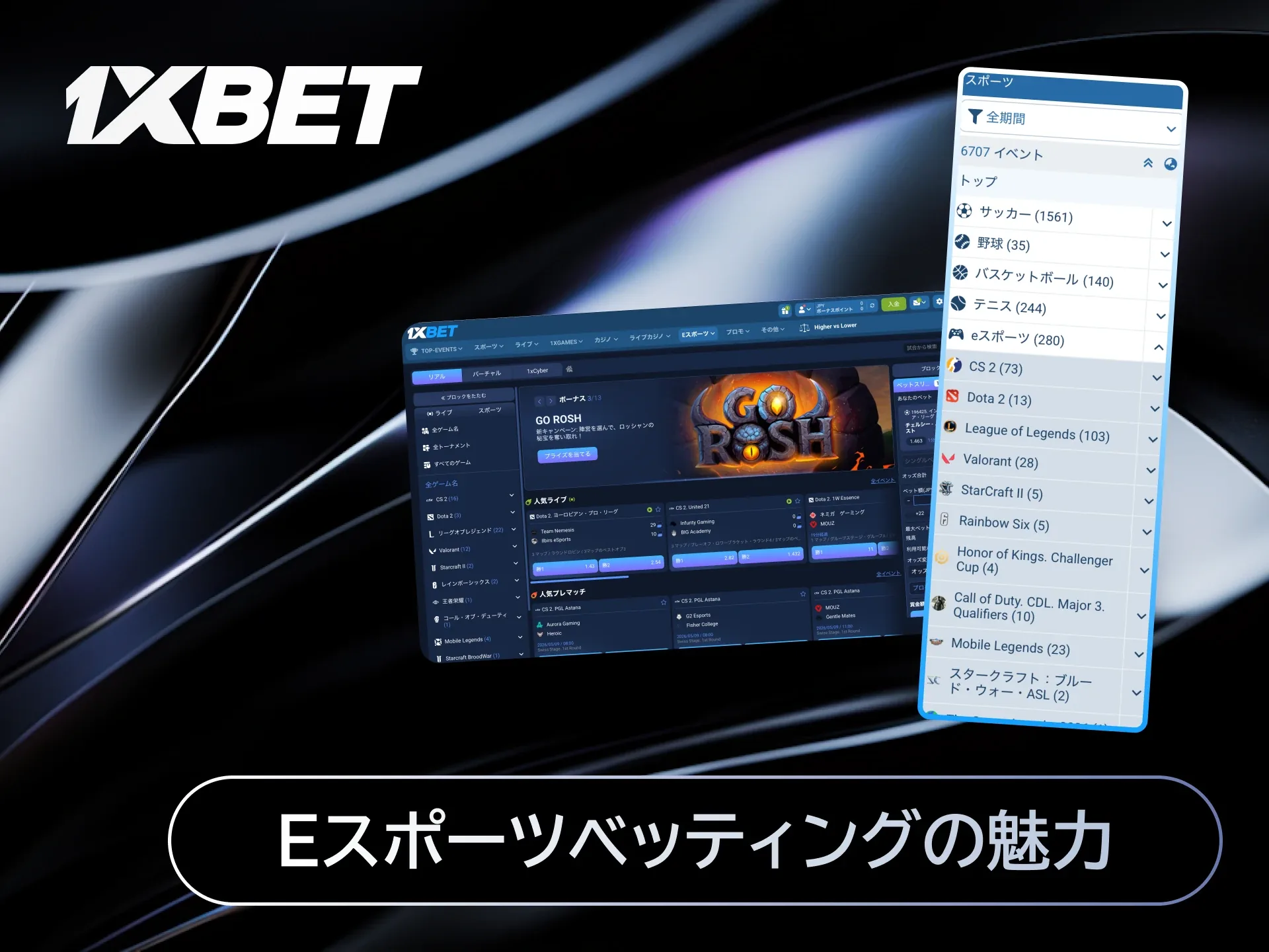 eスポーツベッティングの魅力